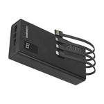 Cargue la imagen en el visor de la galería, Daewoo Power Bank 20,000mAh Carga Ráipda Display Porcentaje de batería Cables integrados