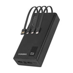 Cargue la imagen en el visor de la galería, Daewoo Power Bank 20,000mAh Carga Ráipda Display Porcentaje de batería Cables integrados