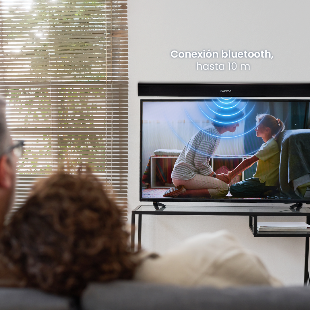 Barra de Sonido Daewoo DW3290 Conexión Inalámbrica Bluetooth 5.0 HDMI ARC AUX 3.5mm 20W RMS