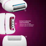 Cargue la imagen en el visor de la galería, Kit Depiladora Corporal Inalámbrica Recargable 3 en 1 DW-DGS2 + Rasuradora Eléctrica Recargable Portátil Usb 2 Cabezales DW-RS1