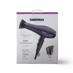 Cargue la imagen en el visor de la galería, Daewoo Secadora 2 Velocidades 3 Niveles de Temperatura Aire Frio y Caliente con Protección Sobrecalentamiento y Tecnología Ionica DW-SE1