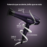 Cargue la imagen en el visor de la galería, Plancha Alaciadora y RizadoraDW-RZ1 + Secadora DW-SE1 de Cabello 2 Velocidades Protección de Cabello