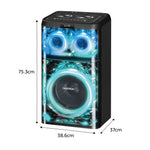 Cargue la imagen en el visor de la galería, Bocina Bafle Daewoo DW1014 Crystalboom 12" 100W RMS Bluetooth Recargable con Luces LED RGB