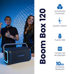 Cargue la imagen en el visor de la galería, Bocina Daewoo Boom Box 120 Bluetooth 5.4 TWS IPX5 Con Ecualizador y Luces Multicolor