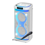 Cargue la imagen en el visor de la galería, Daewoo Bafle 2x8" Thunder Snow TWS Subwoofer Integrado, Batería Recargable y Luces Led