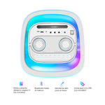 Cargue la imagen en el visor de la galería, Daewoo Bafle 2x8" Thunder Snow TWS Subwoofer Integrado, Batería Recargable y Luces Led