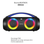 Cargue la imagen en el visor de la galería, Bocina Bluetooth 3x2 Pulgadas Con Subwoofer Daewoo Beatbox Tws Radio Fm DW222