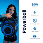 Cargue la imagen en el visor de la galería, Bocina Portátil Daewoo DW230 Power Ball Bluetooth Tecnología IPX4 Bass Boost e Iluminación