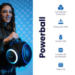 Cargue la imagen en el visor de la galería, Bocina Portátil Daewoo DW230 Power Ball Bluetooth Tecnología IPX4 Bass Boost e Iluminación
