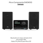 Cargue la imagen en el visor de la galería, Minicomponente Bluetooth Daewoo DW-800