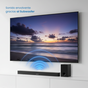 Barra de Sonido DW3282S Daewoo Con Subwoofer Home Theater