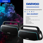 Cargue la imagen en el visor de la galería, Bocina Inalámbrica Bluetooth Recargable Radio Fm Tws Dw-806 Color Negro
