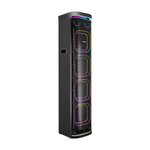 Cargue la imagen en el visor de la galería, Bafle Daewoo DW2024 Amplificado Portátil 100W con Bluetooth, TWS, Karaoke, Luces LED, Radio FM
