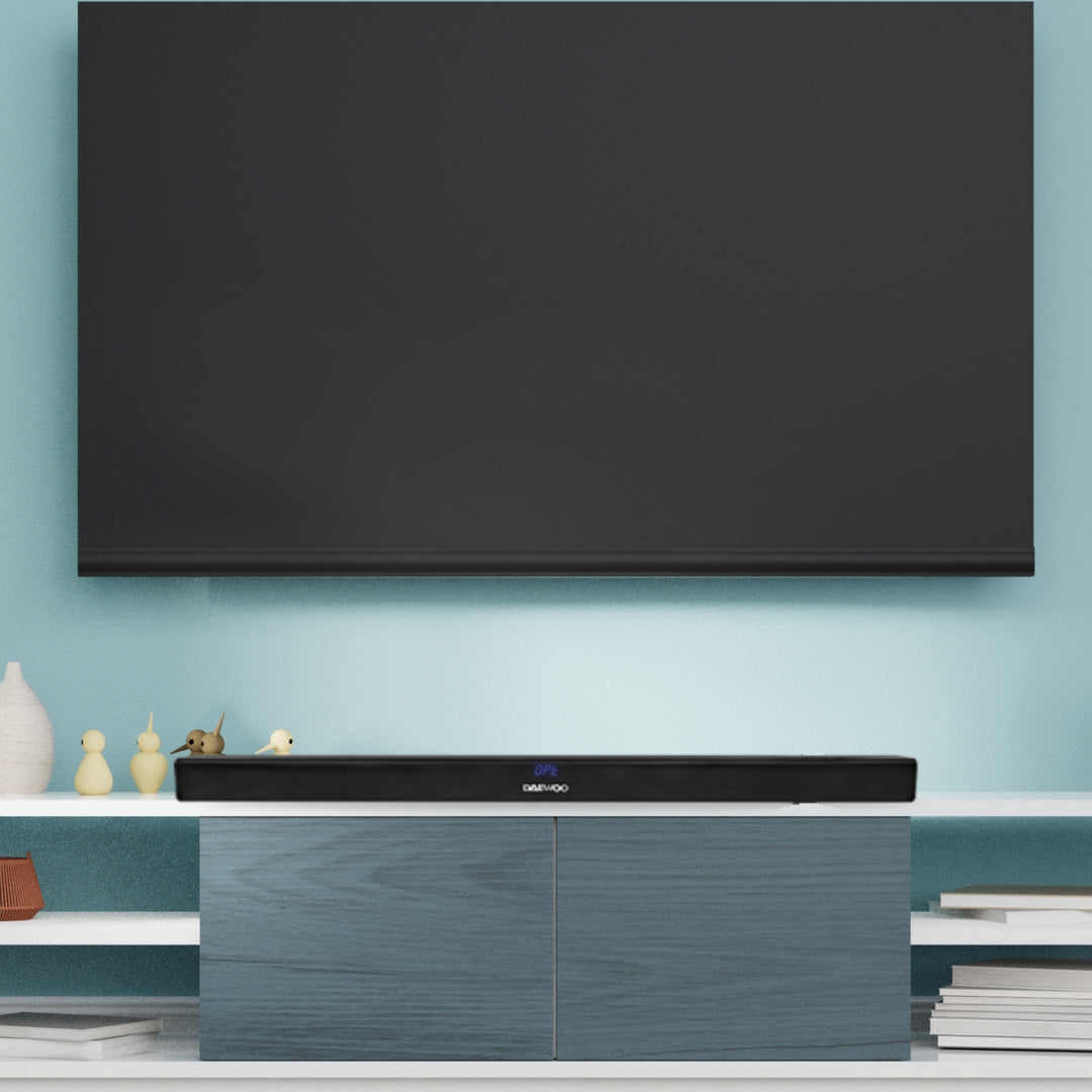 Barra De Sonido Teatro En Casa Bluetooth Daewoo DW3290 20w Rms Hdmi Usb