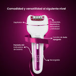 Cargue la imagen en el visor de la galería, Kit Depiladora Corporal Inalámbrica Recargable 3 en 1 DW-DGS2 + Rasuradora Eléctrica Recargable Portátil Usb 2 Cabezales DW-RS1