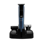 Cargue la imagen en el visor de la galería, Kit Rasuradora Afeitadora 11 en 1 Daewoo DW‑RECST 3 Velocidades 5 Peines para Cabello 4 Cabezales Intercambiables Para Nariz y Orejas, Para Hombre
