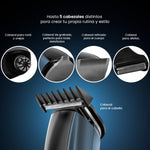 Cargue la imagen en el visor de la galería, Kit Rasuradoras Afeitadora 11 en 1 Daewoo DW‑RECST + DW‑REC1  para Cabello 4 Cabezales Intercambiables Para Nariz y Orejas, Para Hombre