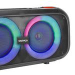 Cargue la imagen en el visor de la galería, Bocina Bluetooth Recargable 2x6.5 Pulgadas Daewoo Megabox Dw1988 Luz Led Rgb
