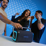 Cargue la imagen en el visor de la galería, Bocina Daewoo Boom Box 120 Bluetooth 5.4 TWS IPX5 Con Ecualizador y Luces Multicolor