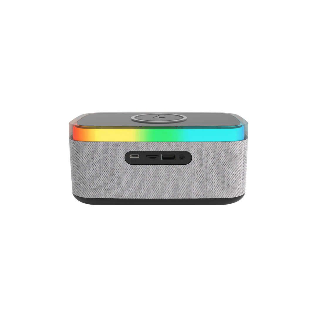Bocina Bluetooth Daewoo Reloj Despertador Cargador Inalámbrico Modelo Dw-Awake Tws Radio Fm DW300