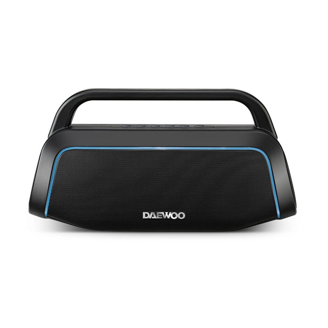 Bocina Inalámbrica Bluetooth Recargable Radio Fm Tws Dw-806 Color Negro