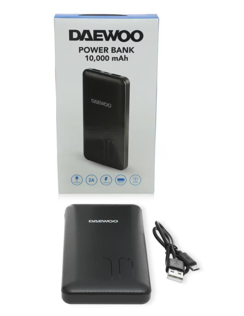 Power Bank Bateria Portátil Daewoo Carga Rapida 10000mAh Pb10-dw