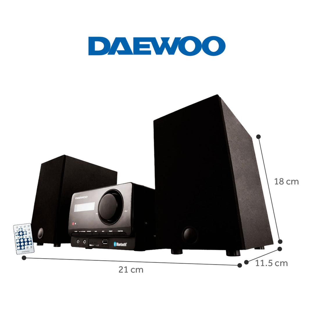 Minicomponente Bluetooth Tearo En Casa Daewoo Dw-800